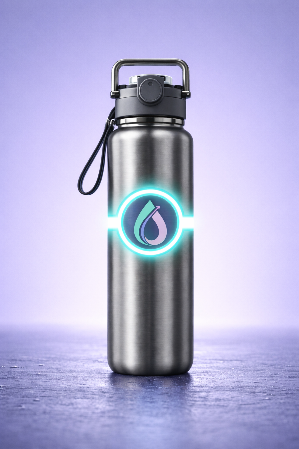 Illuminate Hydration Bottle - Black