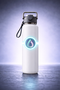 Illuminate Hydration Bottle - White